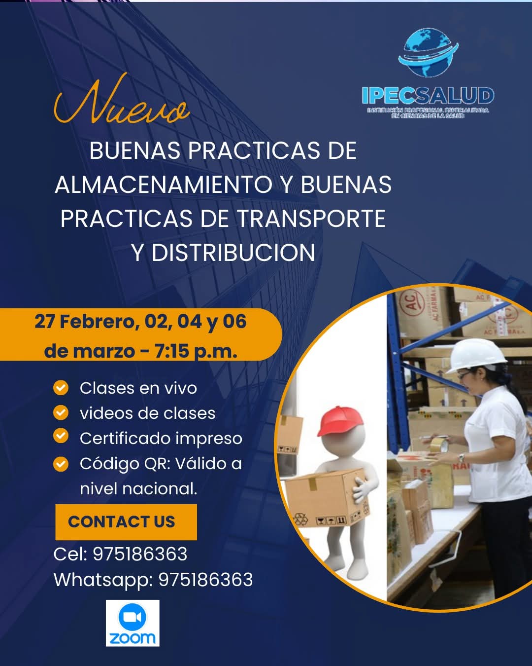 Buenas prácticas de almacenamiento  y Buenas practicas de transporte y distribución 2026.