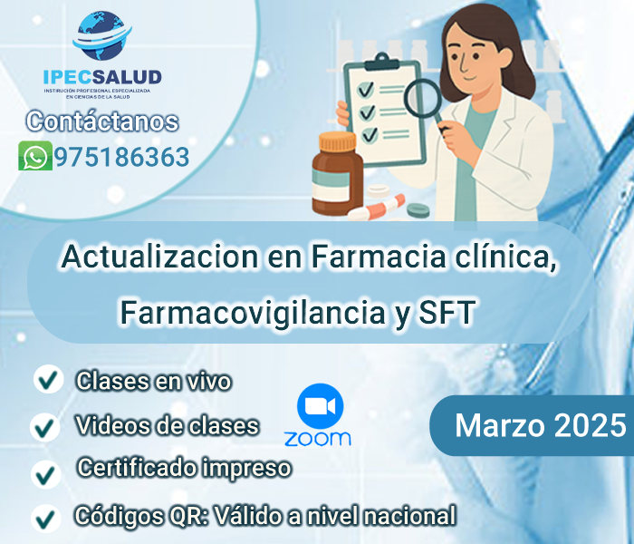 Farmacia clínica, Farmacovigilancia y SFT.